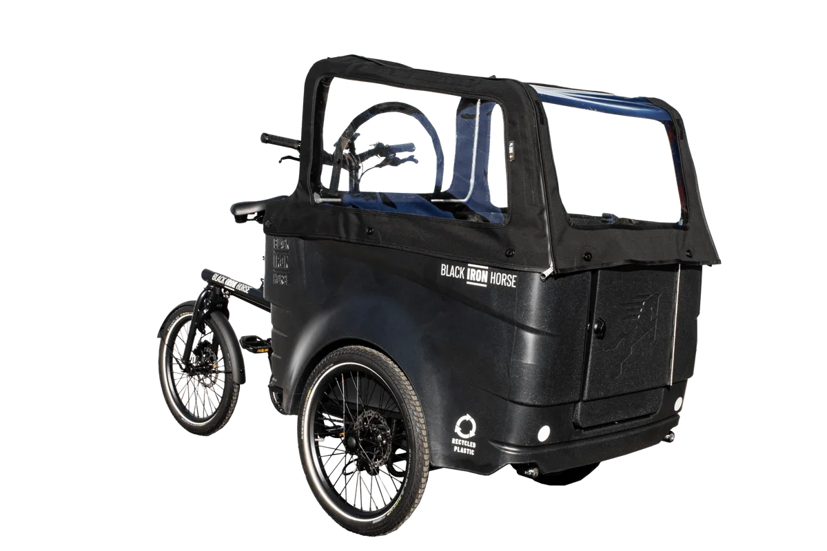 Black Iron Horse Polly Family El-Ladcykel — produktfoto via Ladcyklen.dk