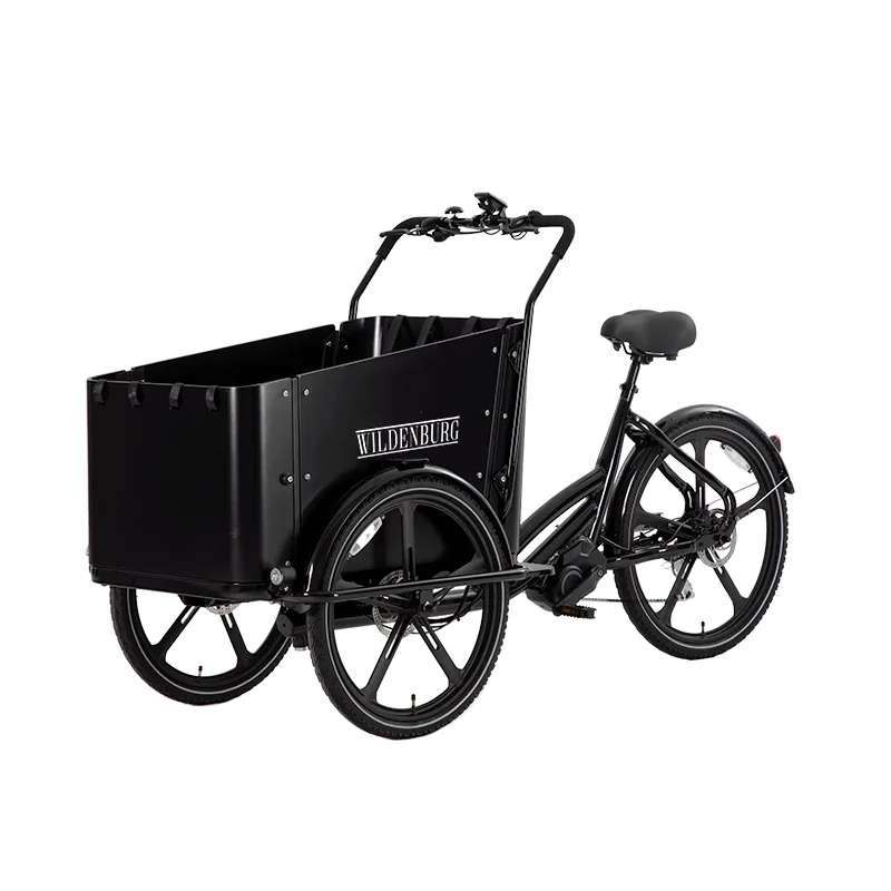 Wildenburg Urban E-Cargo El-ladcykel med Centermotor — produktfoto via Polarcykler