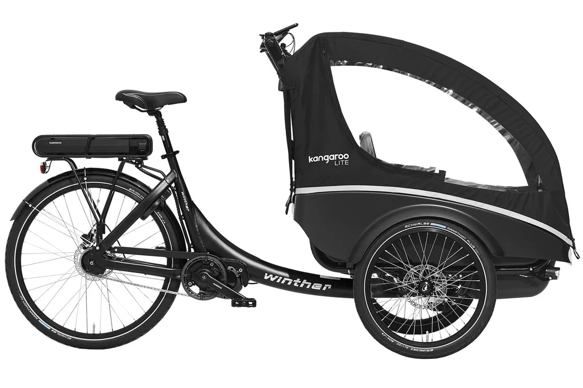 Winther Kangaroo Lite – Shimano Steps centermotor — produktfoto via Ladcyklen.dk
