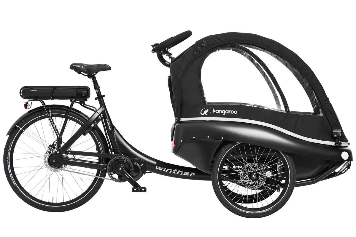 Winther Kangaroo Luxe - Bafang baghjulsmotor — produktfoto via Ladcyklen.dk
